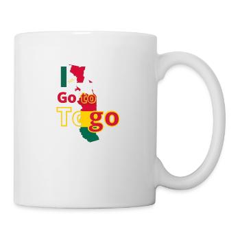 Yes i go Togo=Yes i got to go! - Mug blanc - blanc - Droite