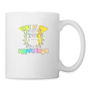 Angry face face angry Swedish Swedish dog - Mug - white - Right
