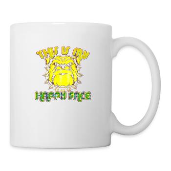 Angry face face angry Swedish Swedish dog - Mug - white - Right