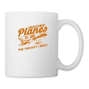 Flugzeug Pilot Flugzeuge Flugzeug Landung Geschenk - Tasse - Weiß - Rechts