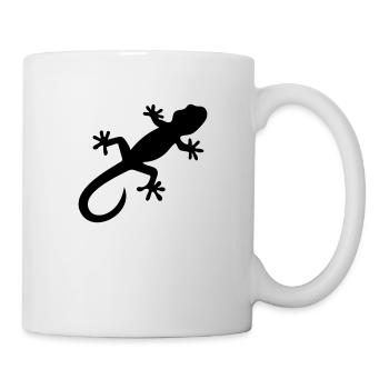 Gecko - Tasse - Weiß - Rechts