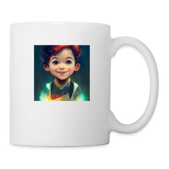 Smiling child - Mug - white - Right