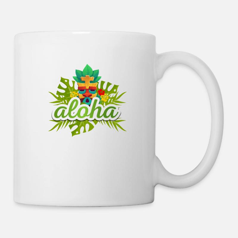 aloha - Mug blanc - blanc