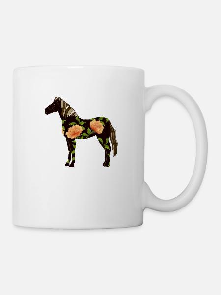 Pferd - Tasse - Weiß