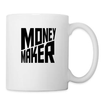 Money Maker Erfolgreich Logo - Tasse - Weiß - Rechts