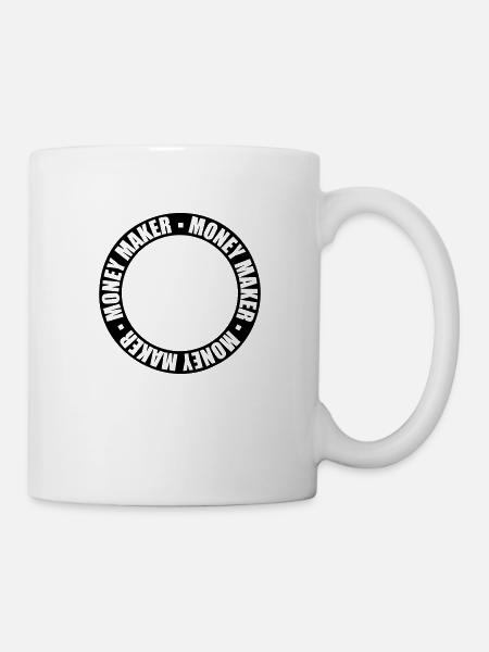 Ring Money Maker Dollar - Tasse - Weiß