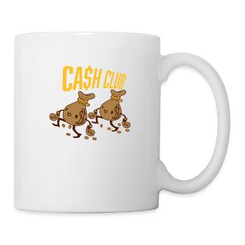 Team Cash Club Money Bags - Mug - white - Right