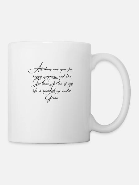 Connectez-vous avec le Dessein Divin - Mug blanc - blanc