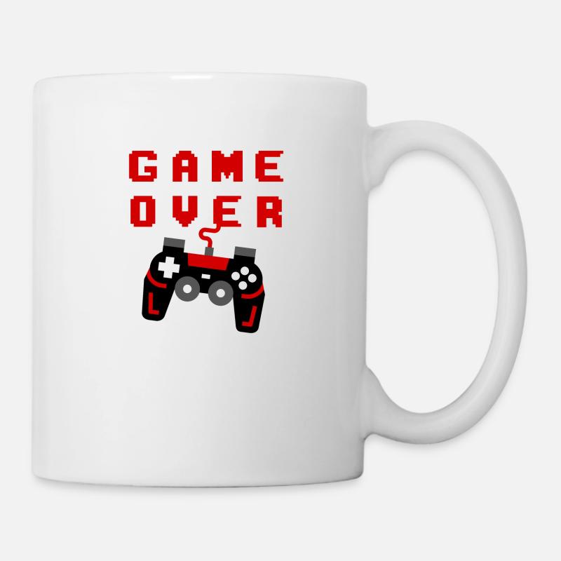 Game Over - Tasse - Weiß
