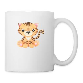 Sweet Tiger Baby Asia China Russia Tiger - Mug - white - Right