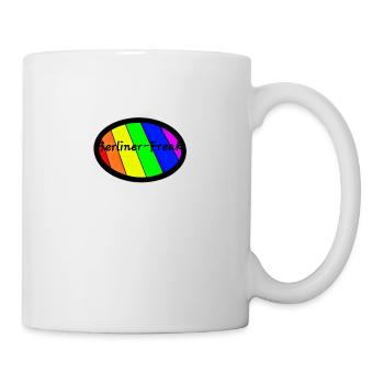 BERLINER-FREAK Logo - Tasse - Weiß - Rechts