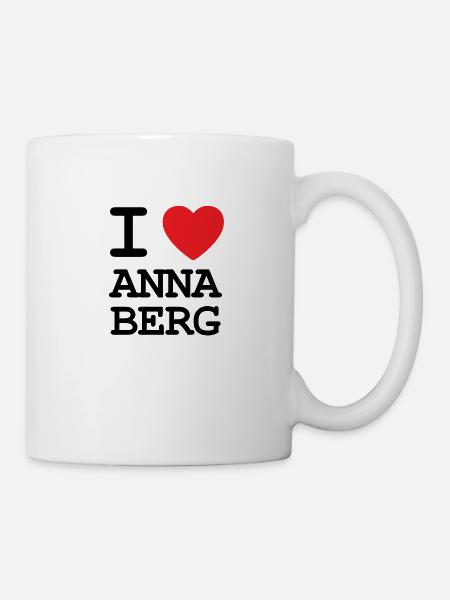 I Love Annaberg - Ich liebe Annaberg - Tasse - Weiß