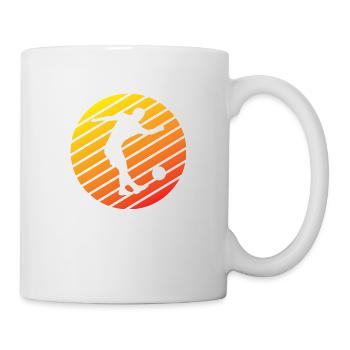 Fußballtrainer Fußball Fußballer Fußballspieler - Tasse - Weiß - Rechts