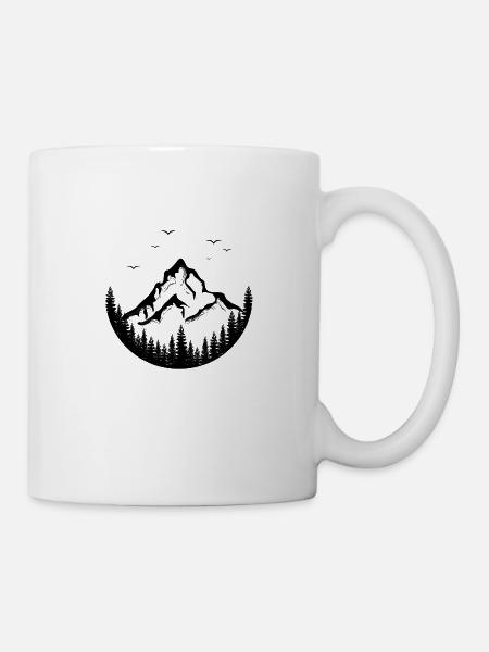 Abmelden Go Explore - Tasse - Weiß