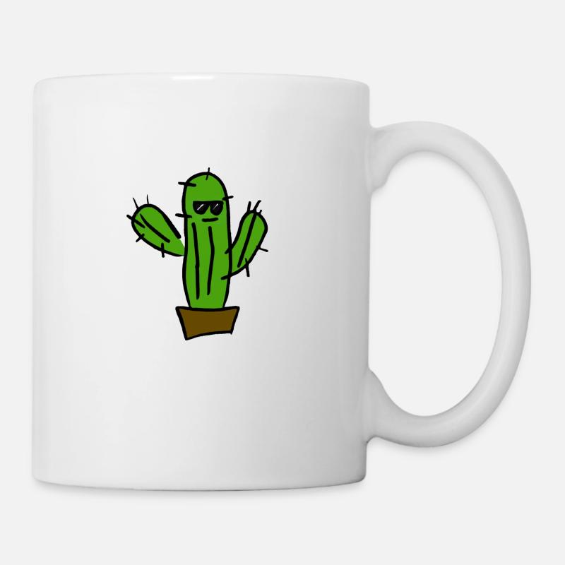 Cactus cool - Mug blanc - blanc