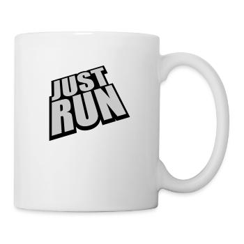 Athlete Just Run Logo - Mug - white - Right