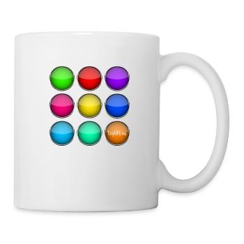 Lumières allumées - Mug blanc - blanc - Droite