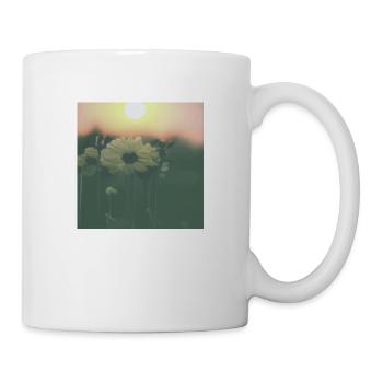 Beautiful Spring wildflowers at dusk - Mug - white - Right