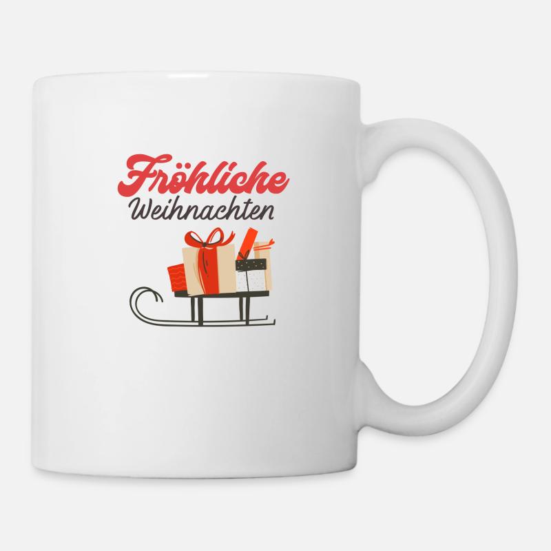 Fröhliche Weihnachten - Mug blanc - blanc