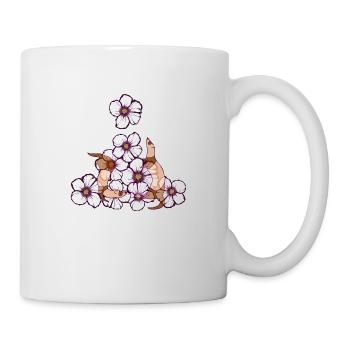 Niedliche Frettchen - Tasse - Weiß - Rechts