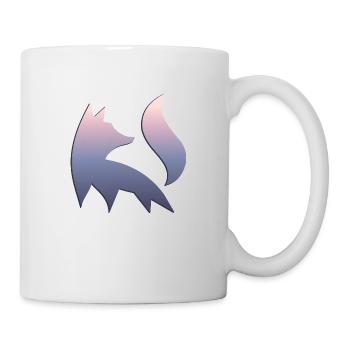 Fox Silhouette Forêt Nature Animal Renard Roux Forêt Animal - Mug blanc - blanc - Droite