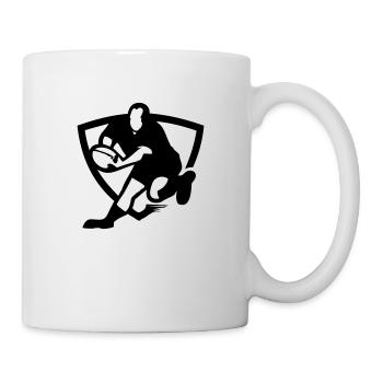Rugby - Mug blanc - blanc - Droite