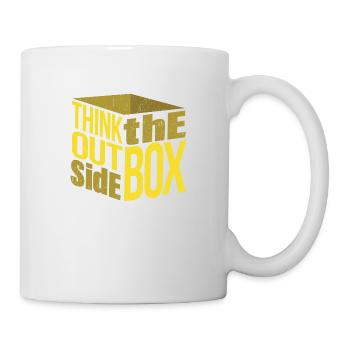 Think Outside The Box - Tasse - Weiß - Rechts