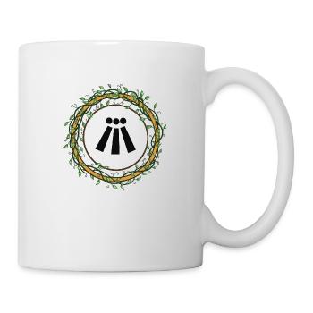 Awen ring of vines - Mug - white - Right