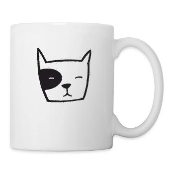 Cute Dog Face Dogs Dog Lover puppy Animal - Mug - white - Right