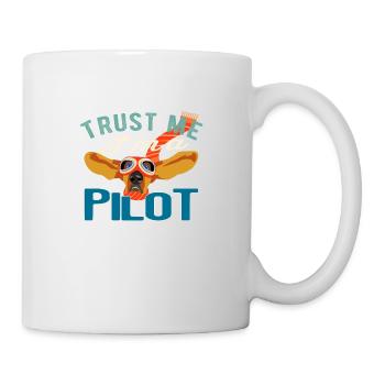 Trust me I'm a pilot - Dog Color Gift - Mug - white - Right