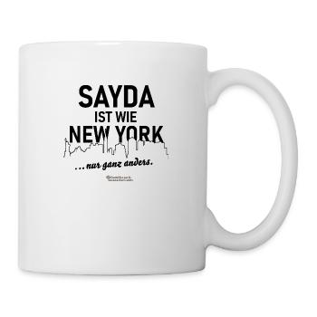 Sayda - Tasse - Weiß - Rechts
