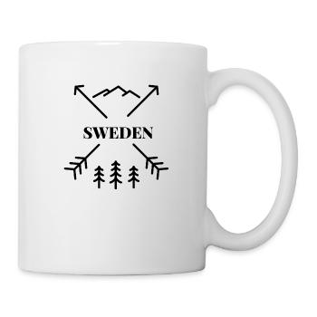 Sweden - Tasse - Weiß - Rechts