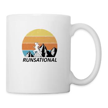 Trail Running - Tasse - Weiß - Rechts