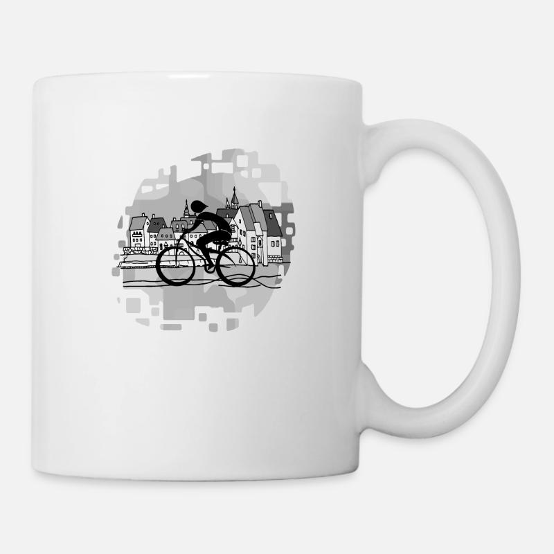 Radfahrer - Tasse - Weiß