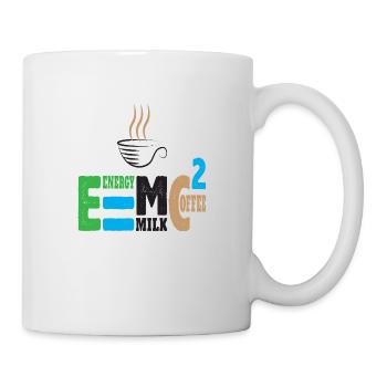 E = MC² Energy Milk Coffee - Tasse - Weiß - Rechts
