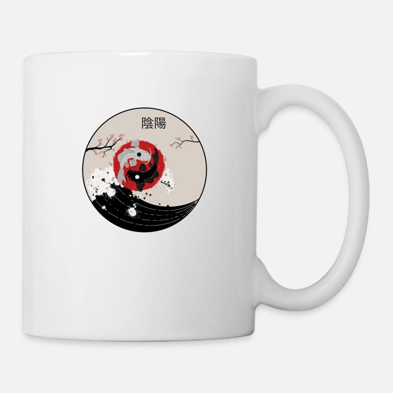 Yin et Yang - Mug blanc - blanc