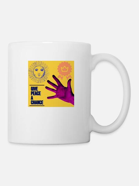 give peace a Chance - Tasse - Weiß