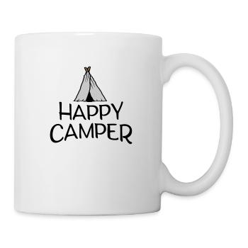 Happy Camper Tente Primitive - Mug blanc - blanc - Droite
