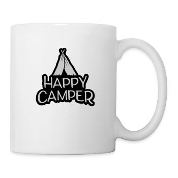 Tente extérieure Happy Camper - Mug blanc - blanc - Droite