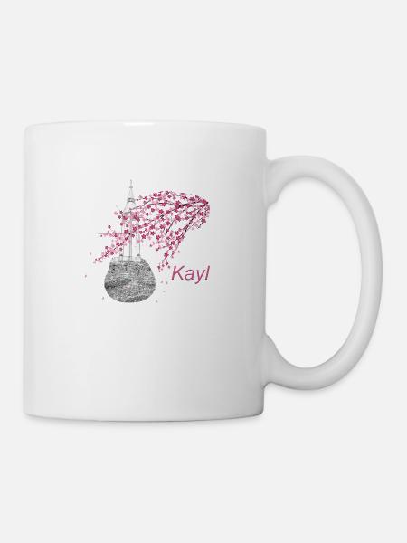 Kayl ass geil text femme - Mug blanc - blanc