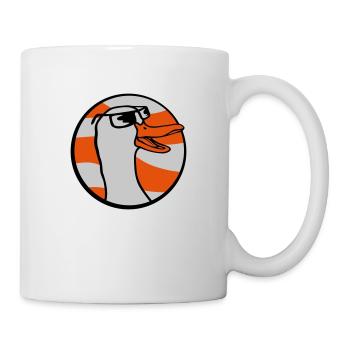 Circle Logo Lunettes de soleil Oie - Mug blanc - blanc - Droite