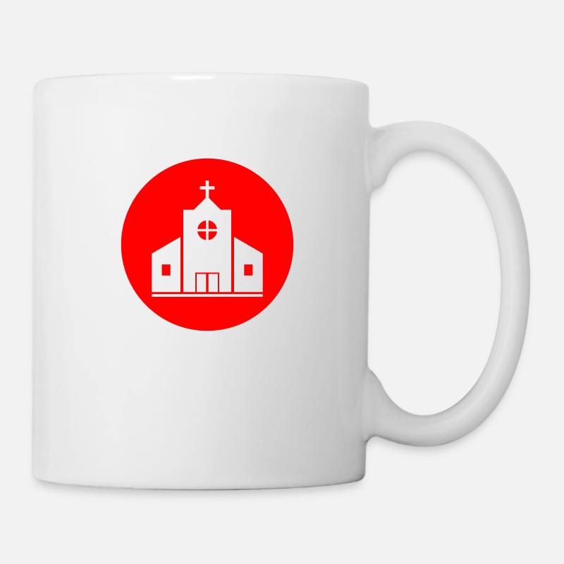 Église - Mug blanc - blanc