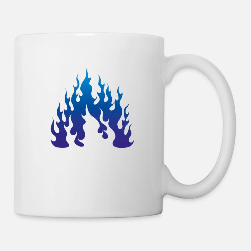 Blueflame - Tasse - Weiß