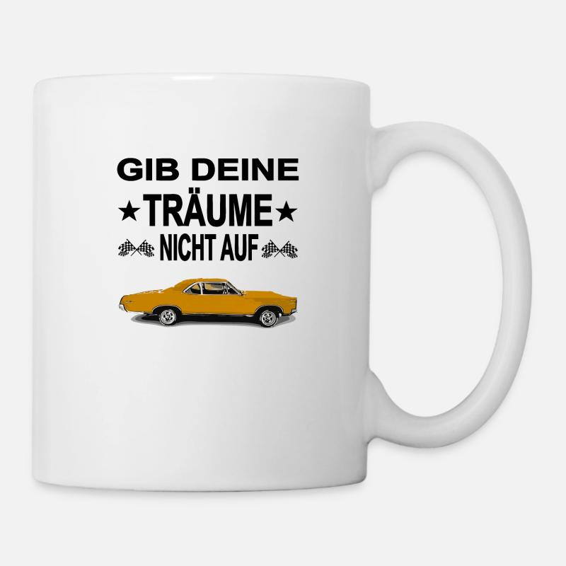 Auto - Tasse - Weiß