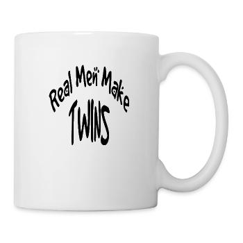 Real Men Make Twins - Tasse - Weiß - Rechts
