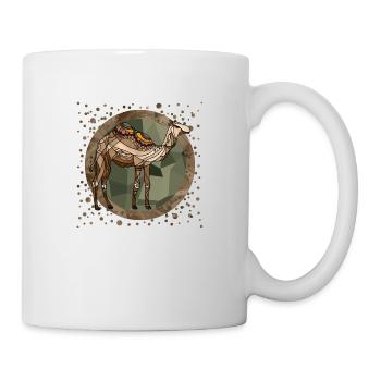 Chameau - Mug blanc - blanc - Droite