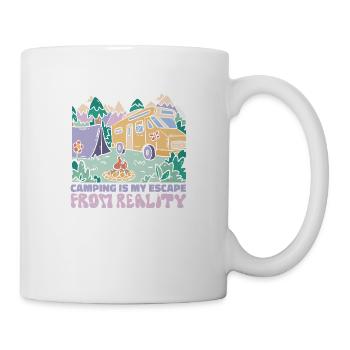Camping Gift Tentes Caravane Camper Camper Camp - Mug blanc - blanc - Droite