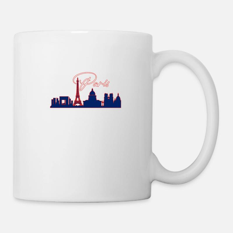 Silhouette Paris - Mug blanc - blanc