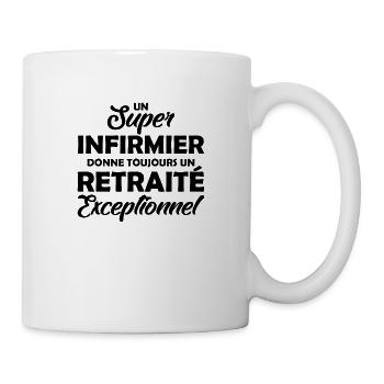 un super infirmier donne un retraité exceptionnel - Mug blanc - blanc - Droite