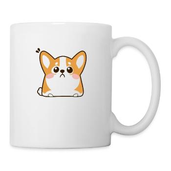 Chubby Corgi Dog - Tasse - Weiß - Rechts